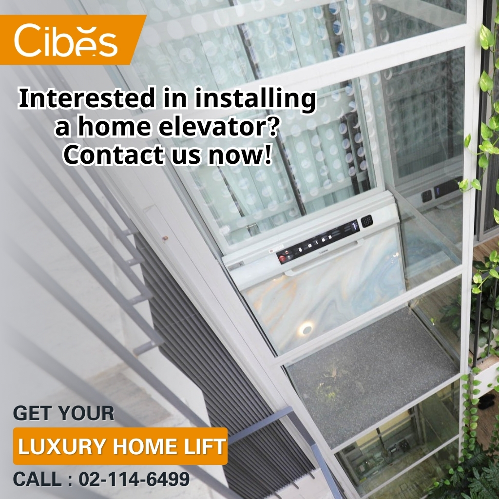 Cibes Home Lift - Luxury Home Lift is Screw driven from Sweden, contact us now!! Tel. 02-114-6499