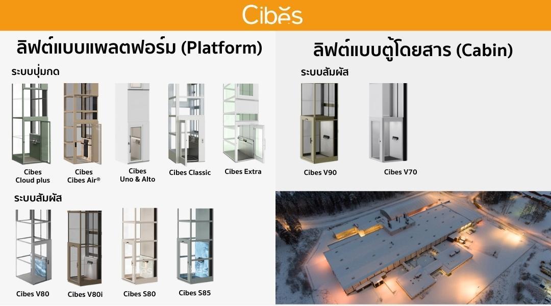 Cibes Lift เป็นอีกหนึ่งแบรนด์ที่ใส่ใจในลูกค้า และได้พัฒนารุ่นต่าง ๆ ให้เหมาะกับผู้ใช้ทุกเพศทุกวัยอย่างแท้จริง