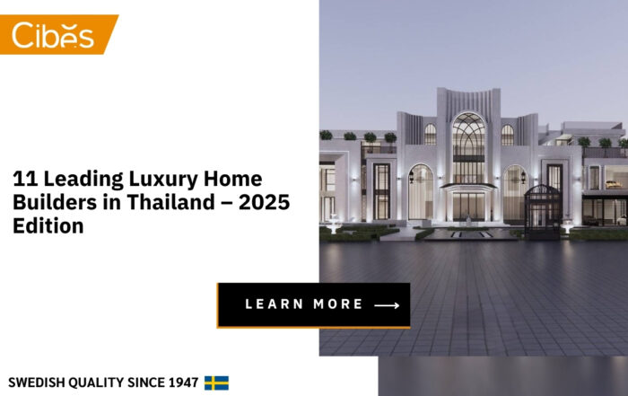 11 Leading Luxury Home Builders in Thailand – 2025 Edition